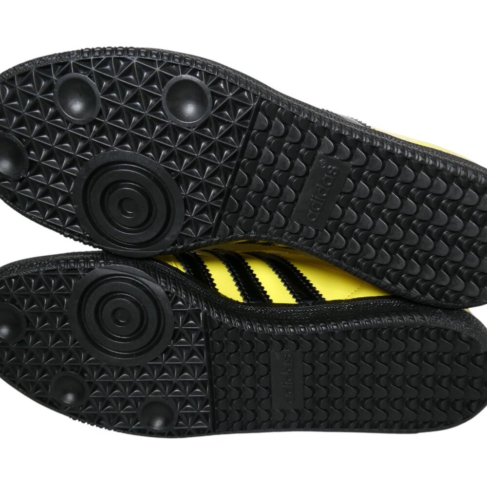 Adidas Women’s Samba JR8749 Size‎ 8.5 Yellow Black Leather Sneakers - Picture 9 of 13